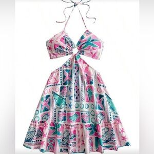 Ocean Patterned Dress